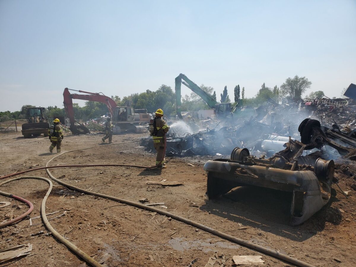 Ogden salvage yard fire torches wrecked cars News, Sports, Jobs